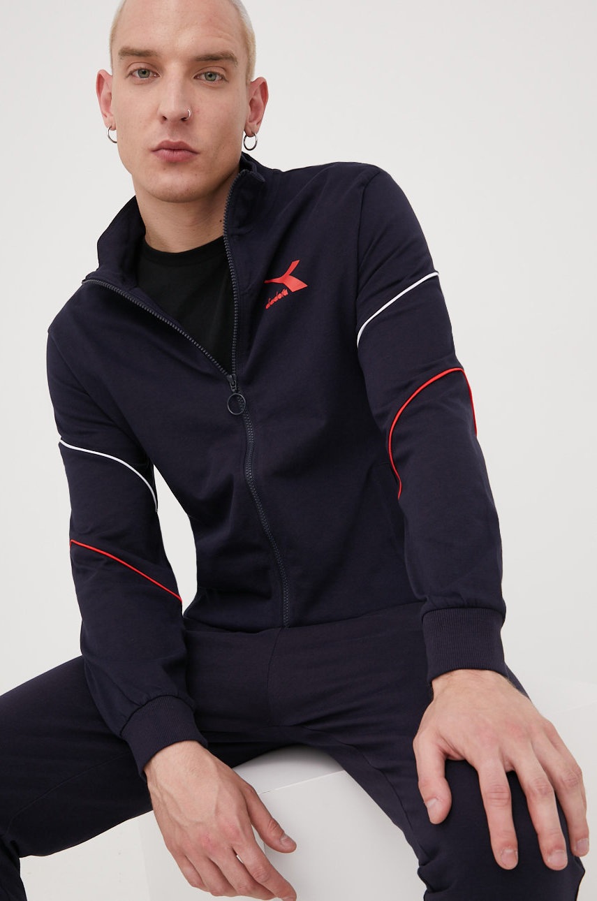 

Памучен анцуг Diadora мъжки в тъмносиньо, Тъмносин