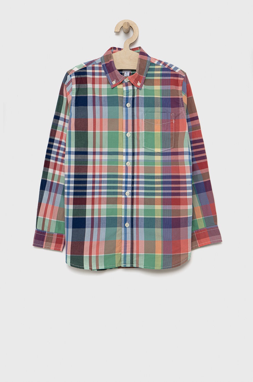 

Детска памучна риза GAP, Многоцветен