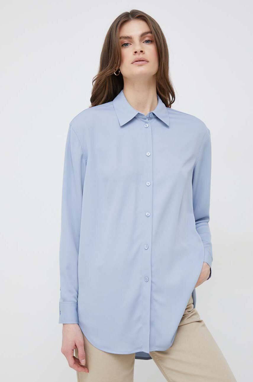 Levně Košile Calvin Klein dámská, relaxed, s klasickým límcem