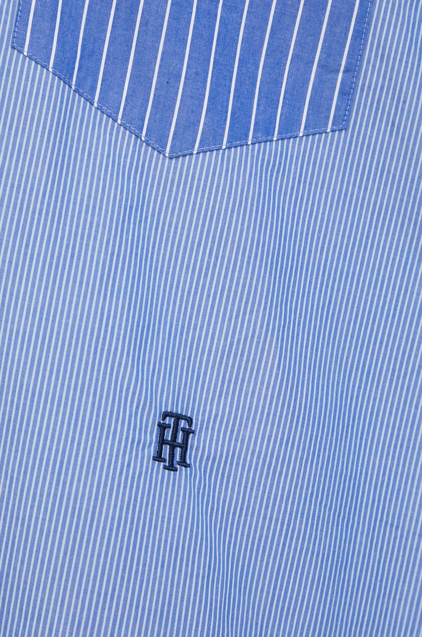 

Хлопковая рубашка Tommy Hilfiger женская relaxed классический воротник