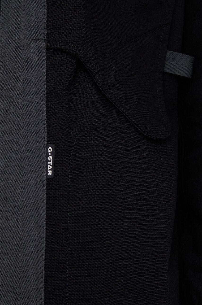 

Бавовняна сорочка G-Star Raw жіноча колір чорний regular класичний комір
