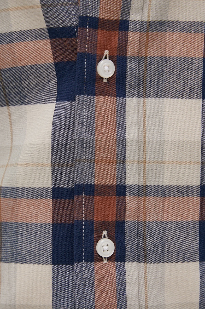 

Сорочка Premium by Jack&Jones чоловіча колір коричневий slim комір button-down