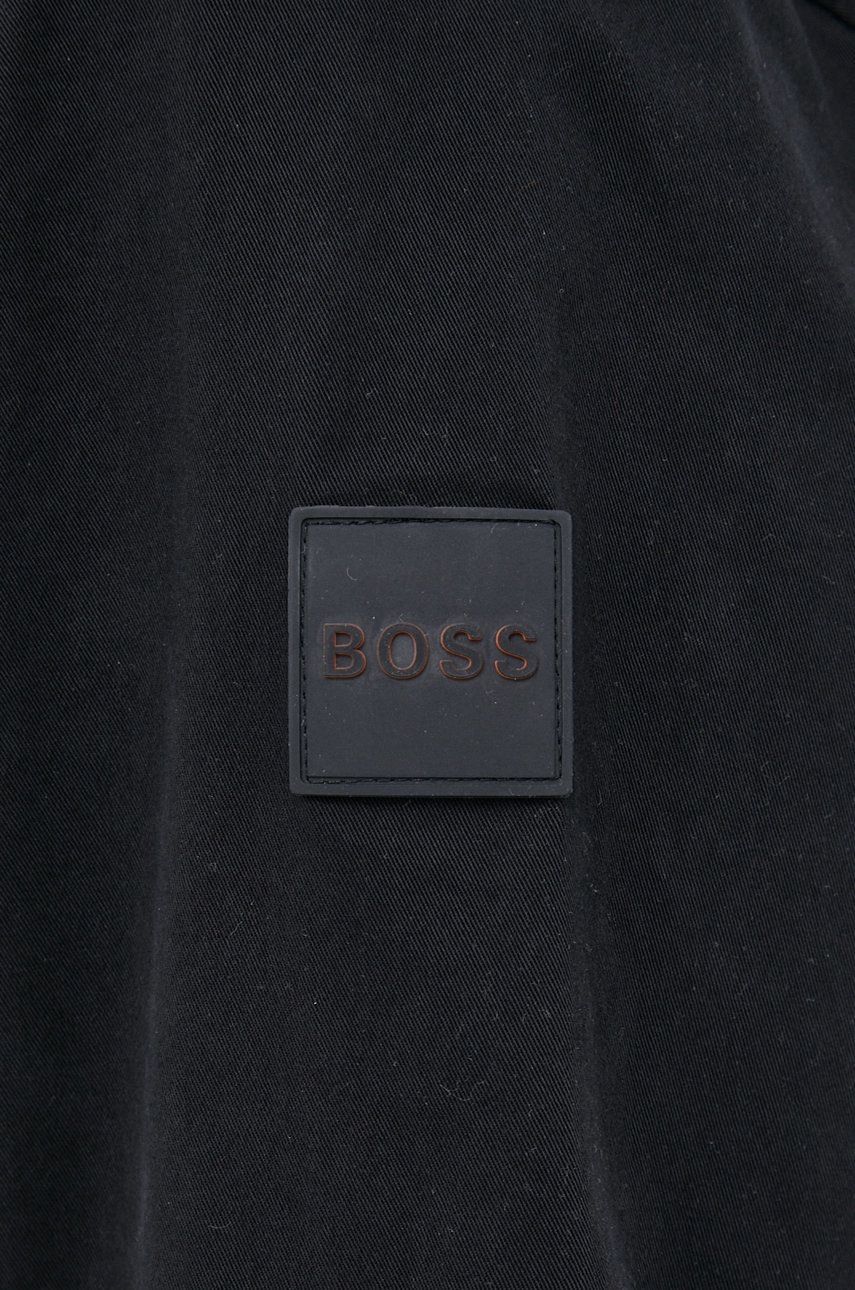 

Сорочка Boss Casual чоловіча колір чорний regular
