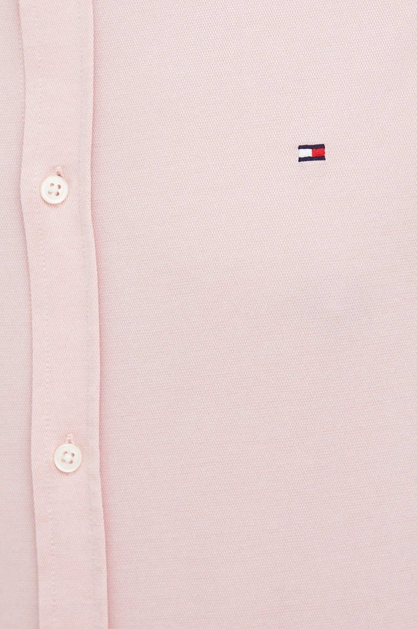 

Сорочка Tommy Hilfiger чоловіча колір рожевий slim комір button-down