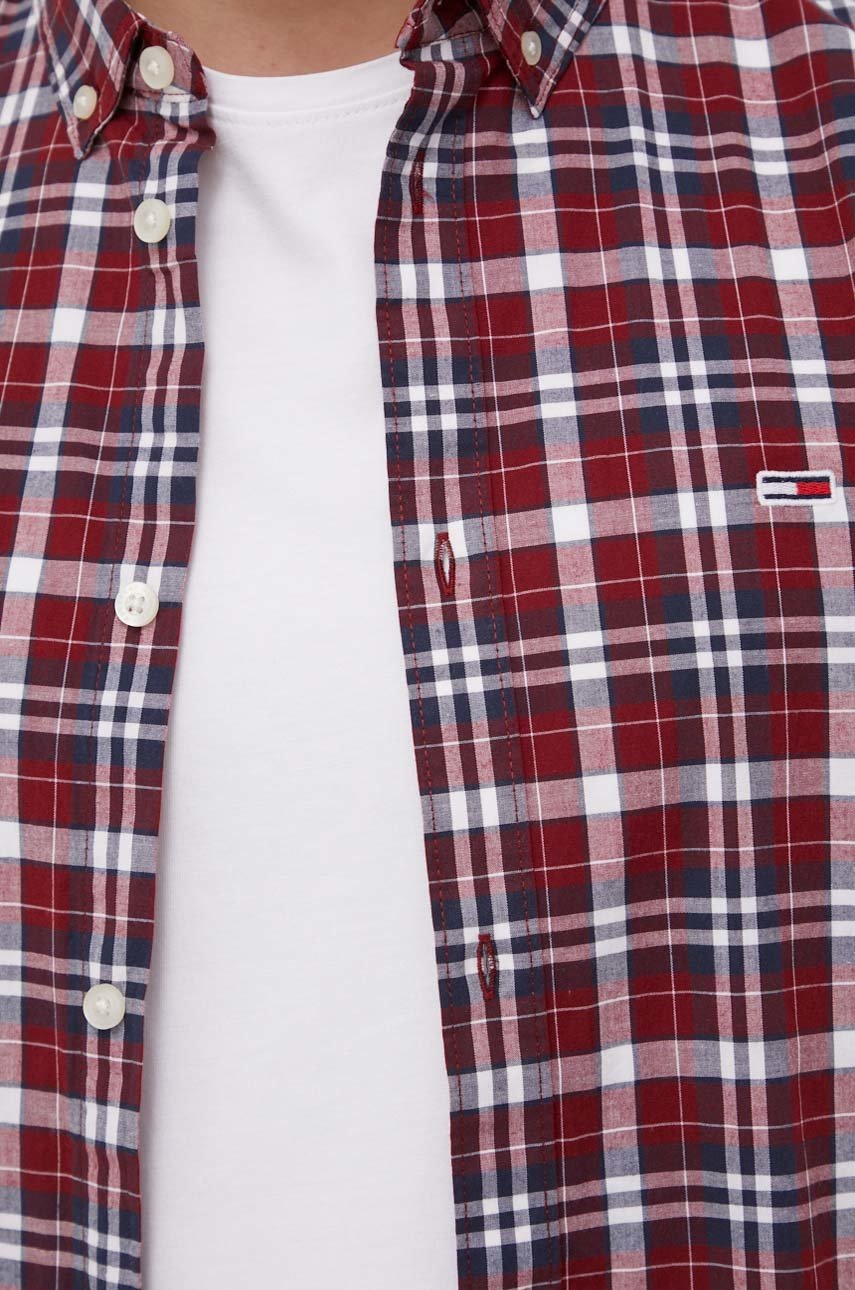 

Сорочка Tommy Jeans чоловіча колір синій slim комір button-down