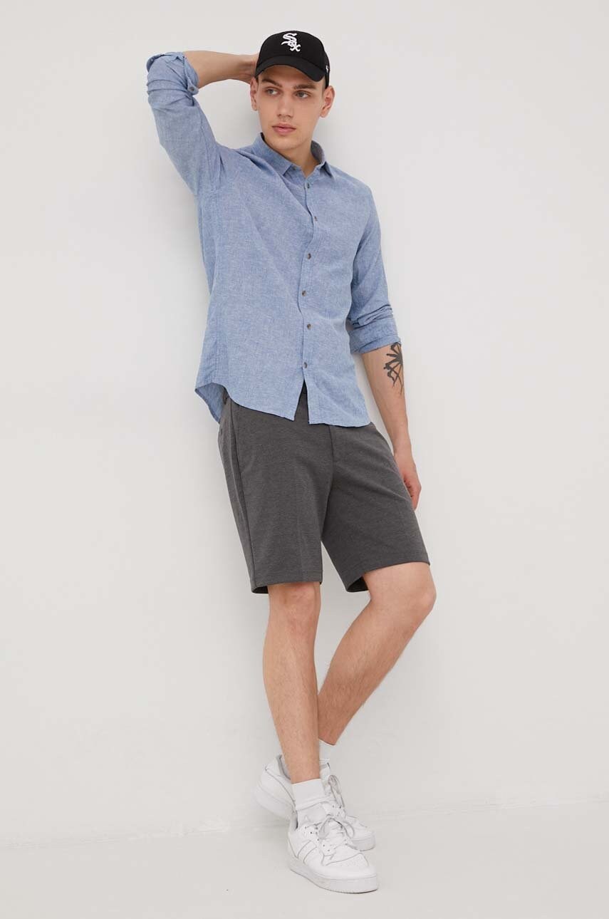 Tom tailor camasa de in barbati, cu guler clasic, slim