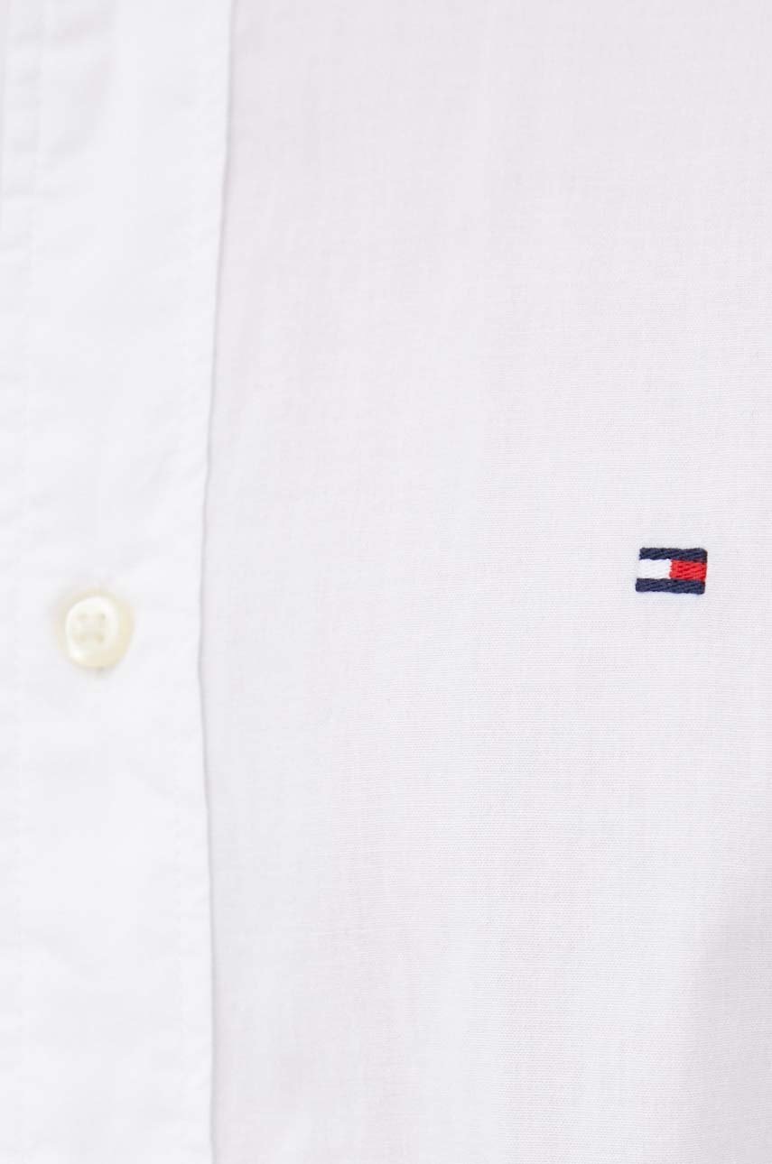 

Бавовняна сорочка Tommy Hilfiger чоловіча колір білий regular комір button-down