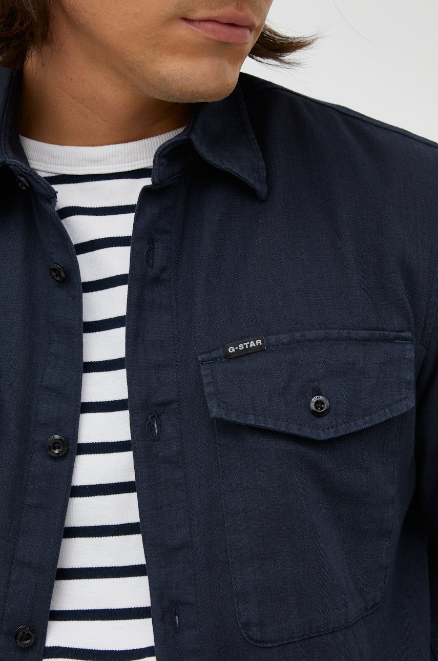 Βαμβακερό πουκάμισο G-Star ανδρικό, φωτογραφία