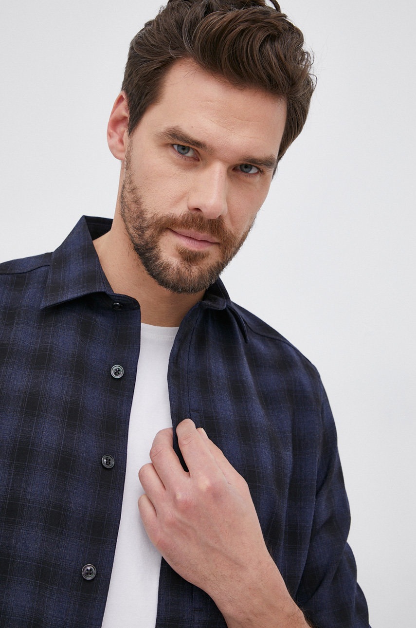 

Шерстяная рубашка G-Star Raw мужская regular классический воротник