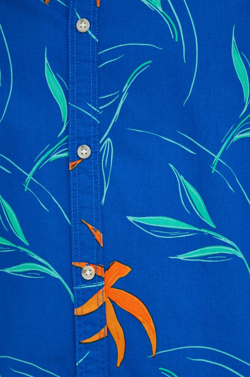 

Хлопковая рубашка Produkt by Jack & Jones мужская цвет фиолетовый regular воротник button-down