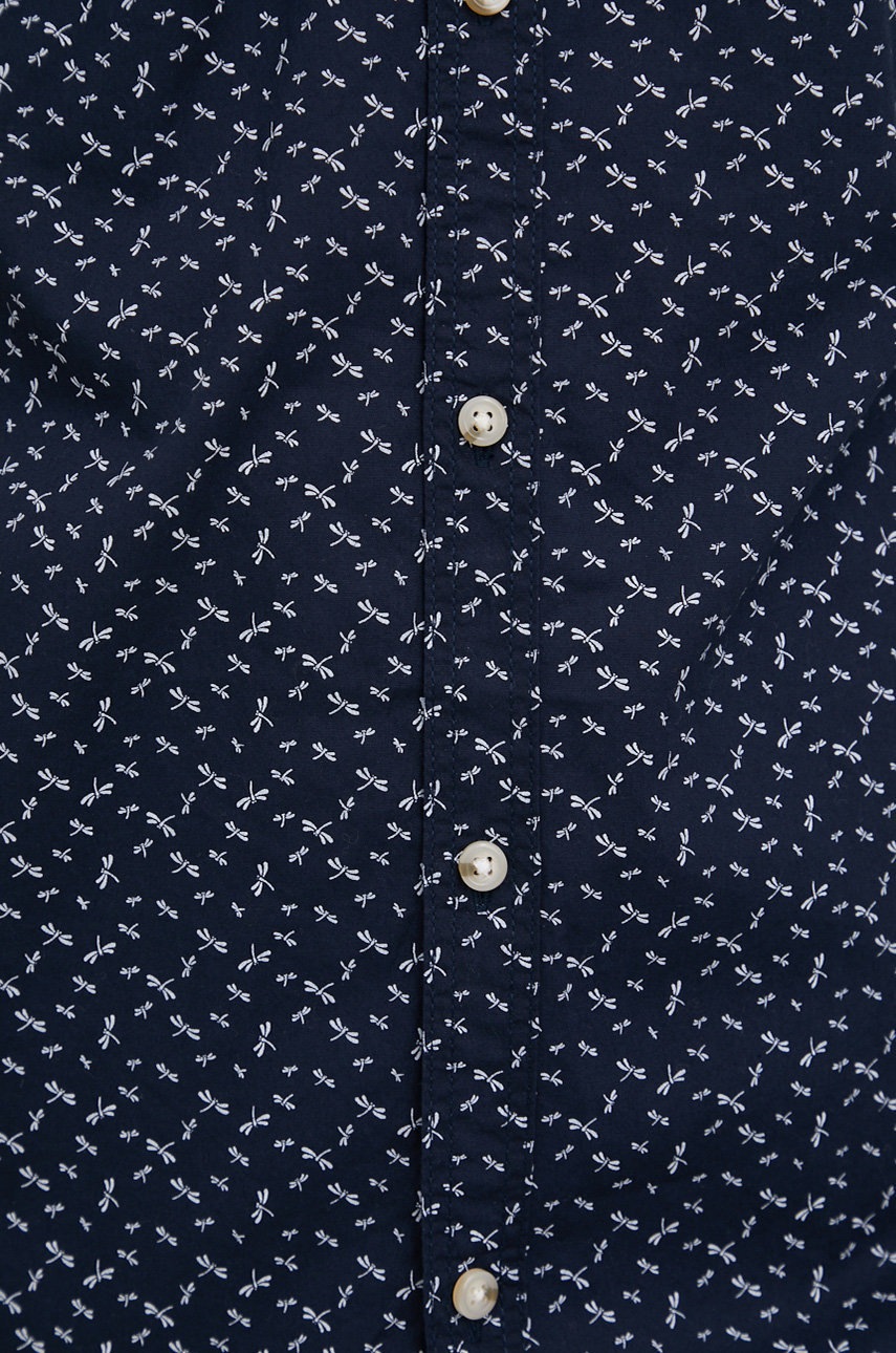 

Хлопковая рубашка Produkt by Jack & Jones мужская цвет синий regular воротник button-down