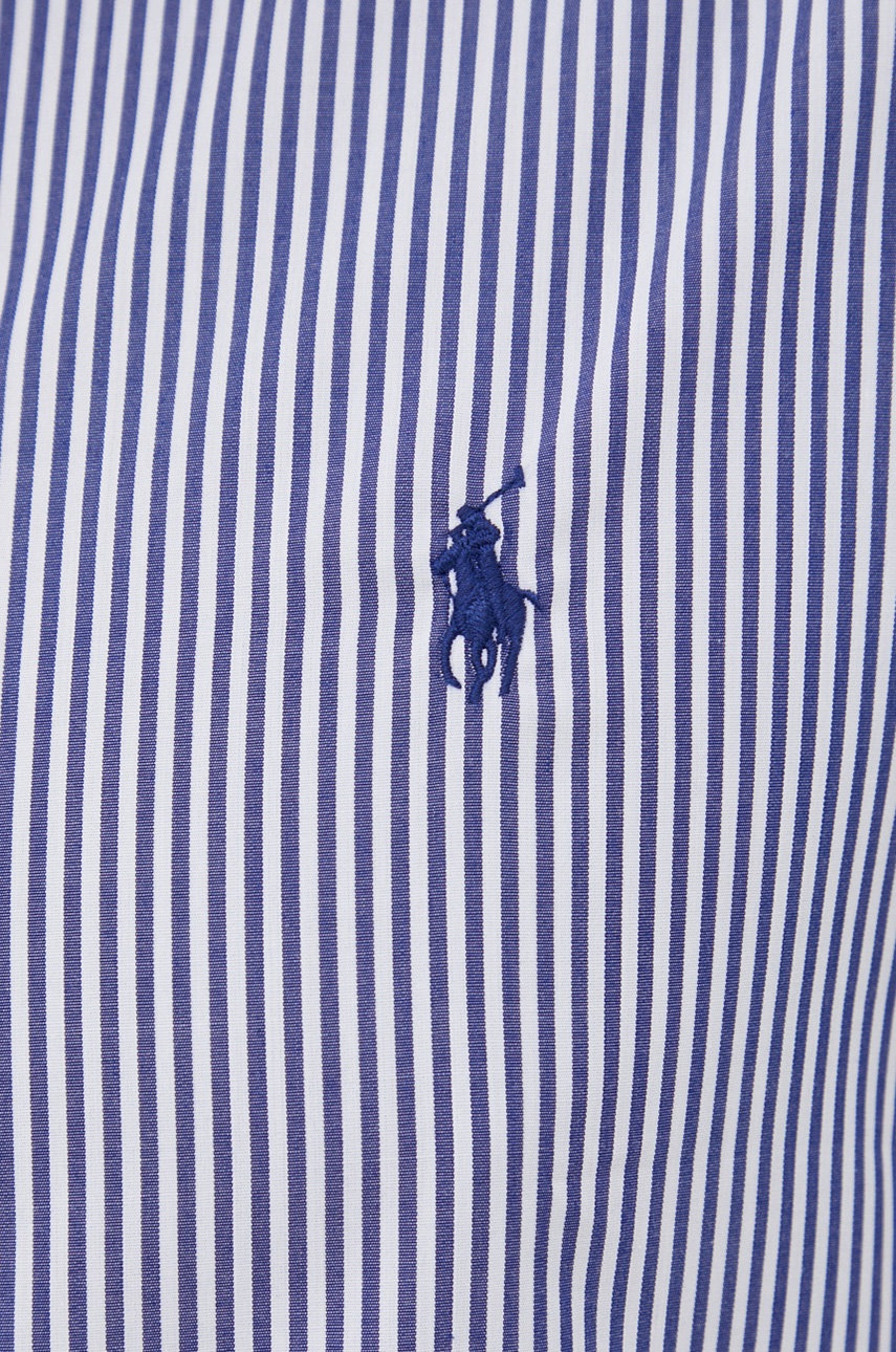

Бавовняна сорочка Polo Ralph Lauren чоловіча колір синій slim класичний комір