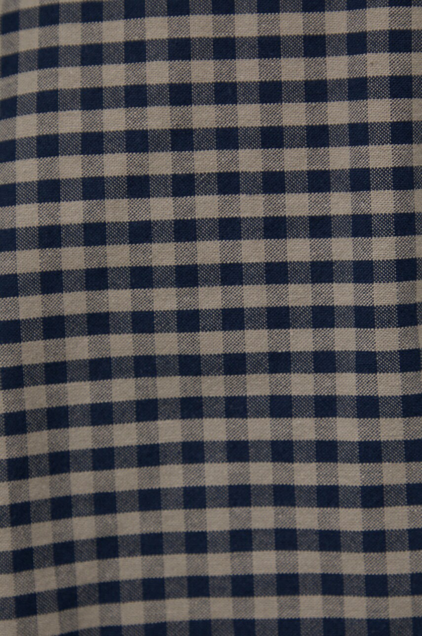 

Бавовняна сорочка Solid чоловіча колір зелений regular комір button-down