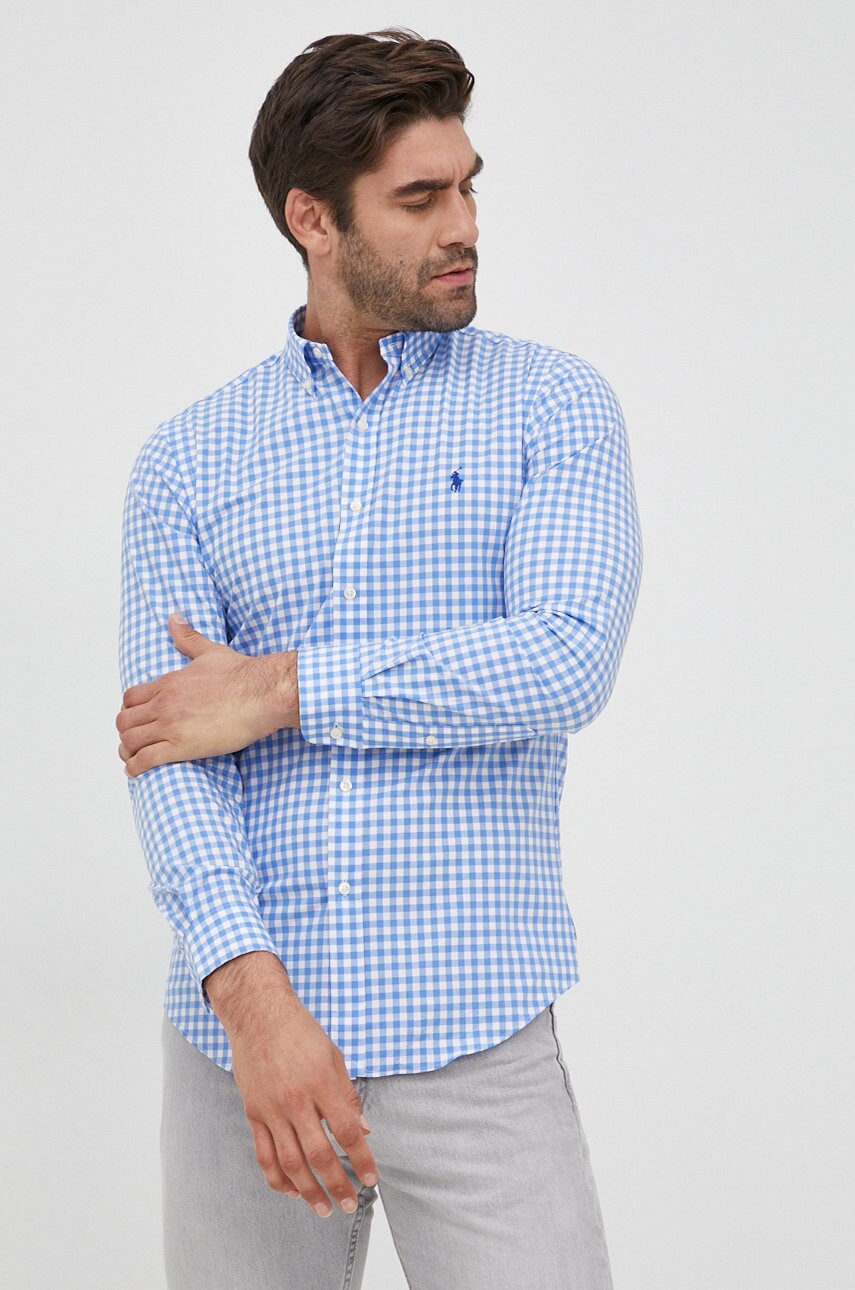 

Сорочка Polo Ralph Lauren чоловіча slim комір button-down