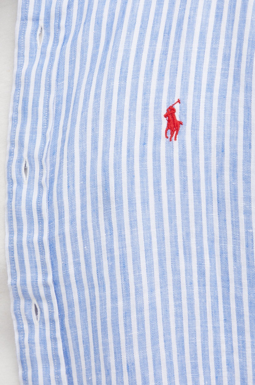 

Сорочка з льону Polo Ralph Lauren чоловіча regular комір button-down