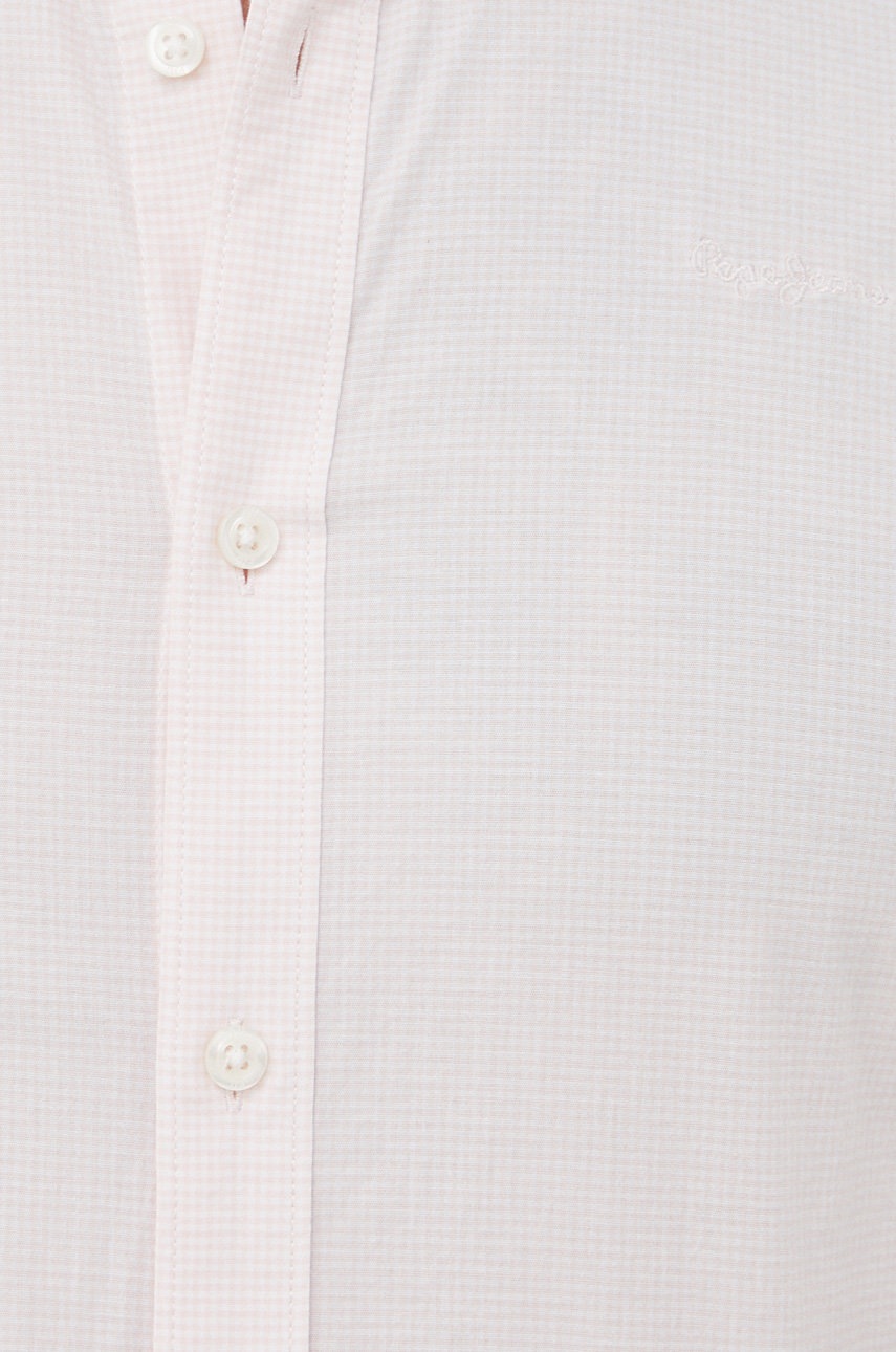 

Сорочка Pepe Jeans Poole D чоловіча колір рожевий slim комір button-down