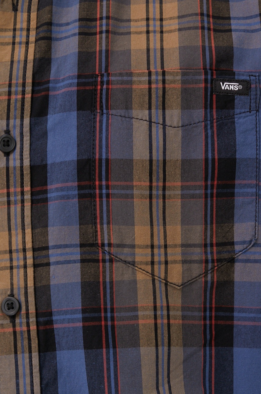 

Хлопковая рубашка Vans мужская regular воротник button-down