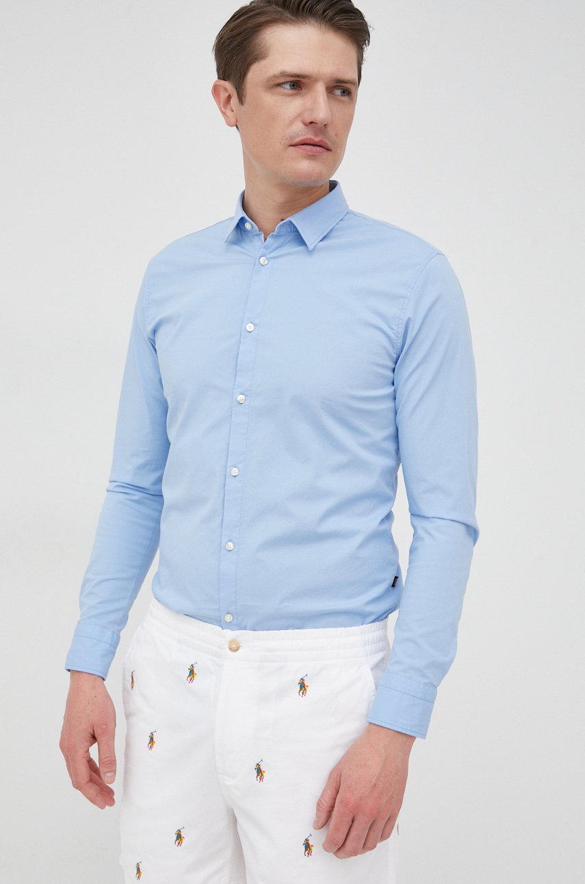 

Рубашка BOSS Boss Casual мужская slim классический воротник