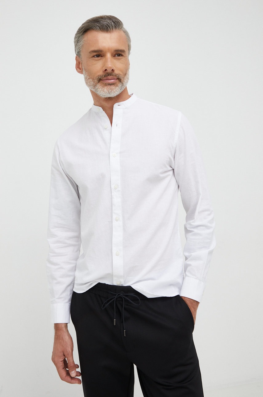 kosile-ze-smesi-lnu-selected-homme-panska-bila-barva-slim-se-stojackem
