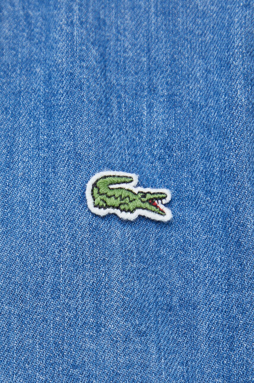 

Бавовняна сорочка Lacoste чоловіча regular класичний комір