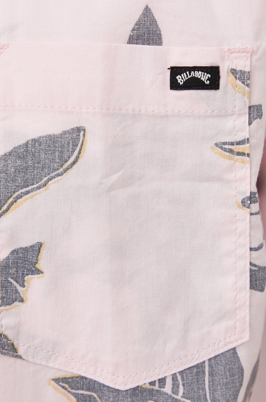 

Сорочка Billabong чоловіча колір рожевий regular класичний комір
