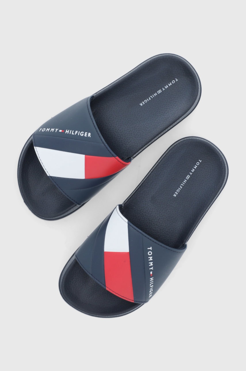

Детски чехли Tommy Hilfiger в тъмносиньо, Тъмносин