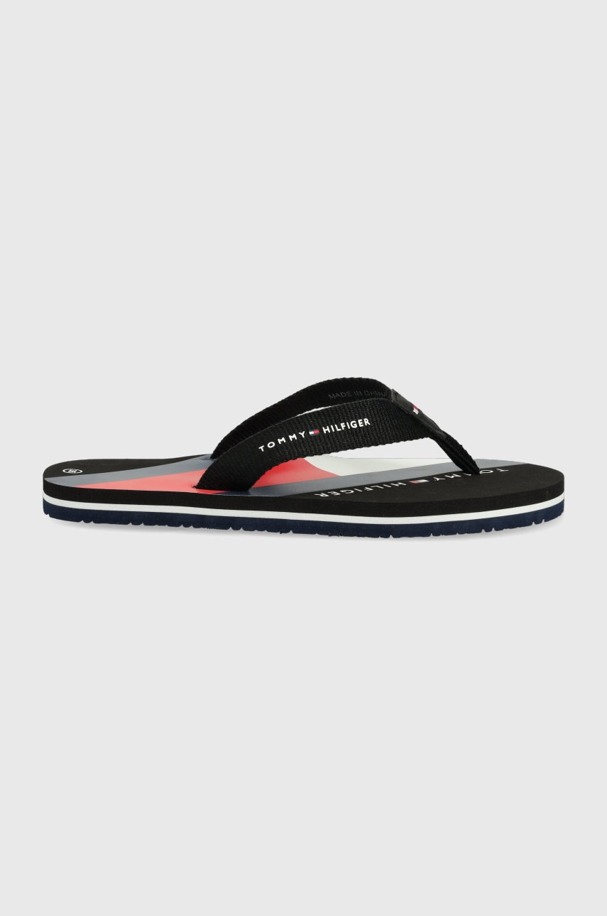 

Детски джапанки Tommy Hilfiger в черно, Черен