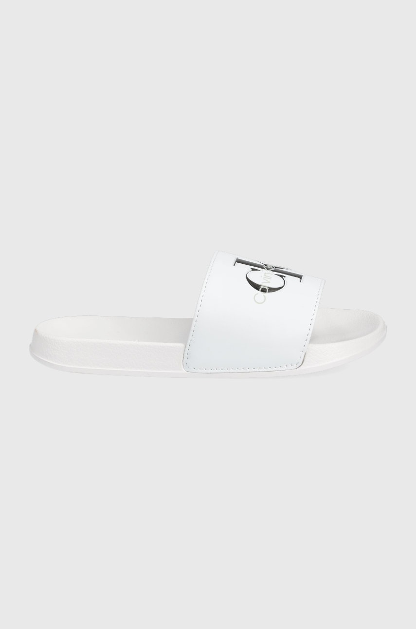 

Детски чехли Calvin Klein Jeans в бяло, Бял