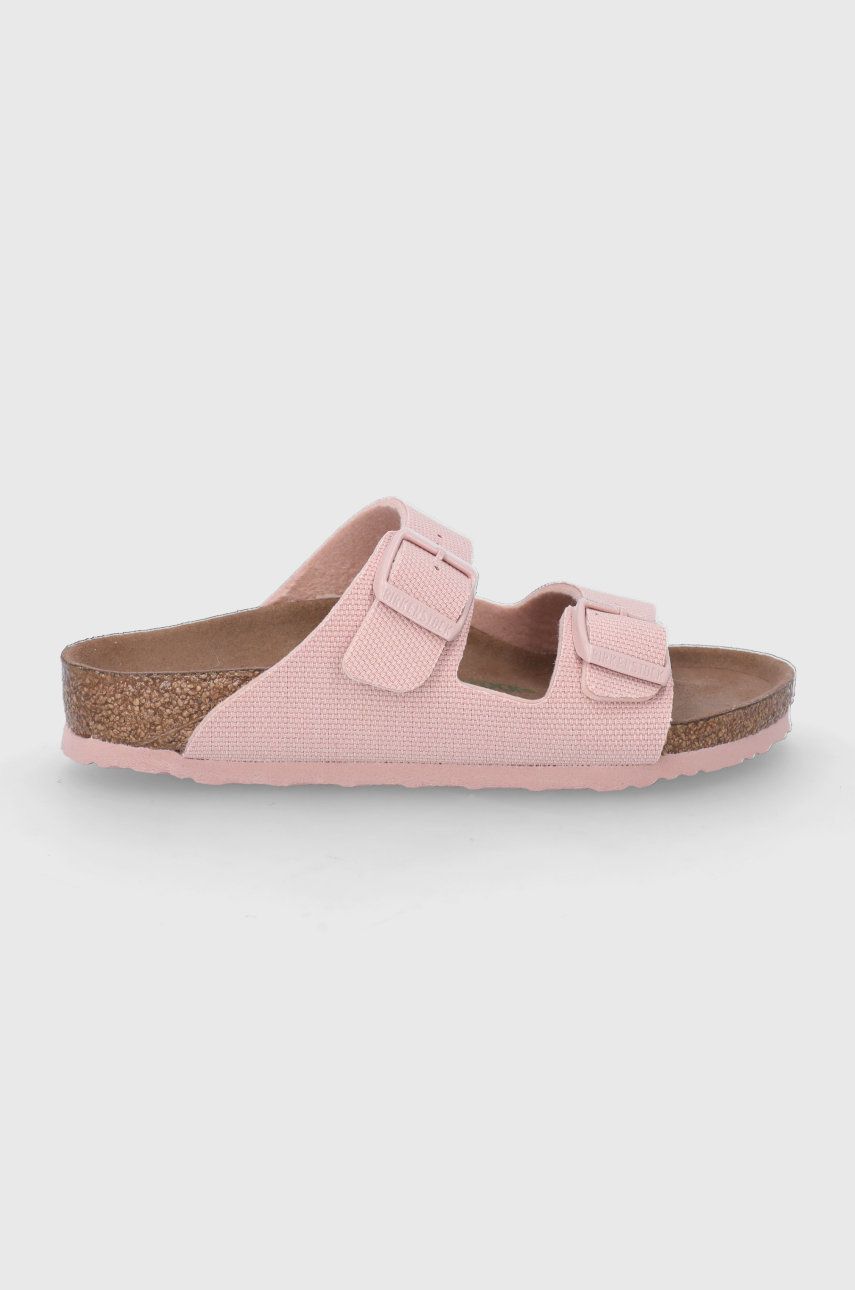 Dětské pantofle Birkenstock růžová barva