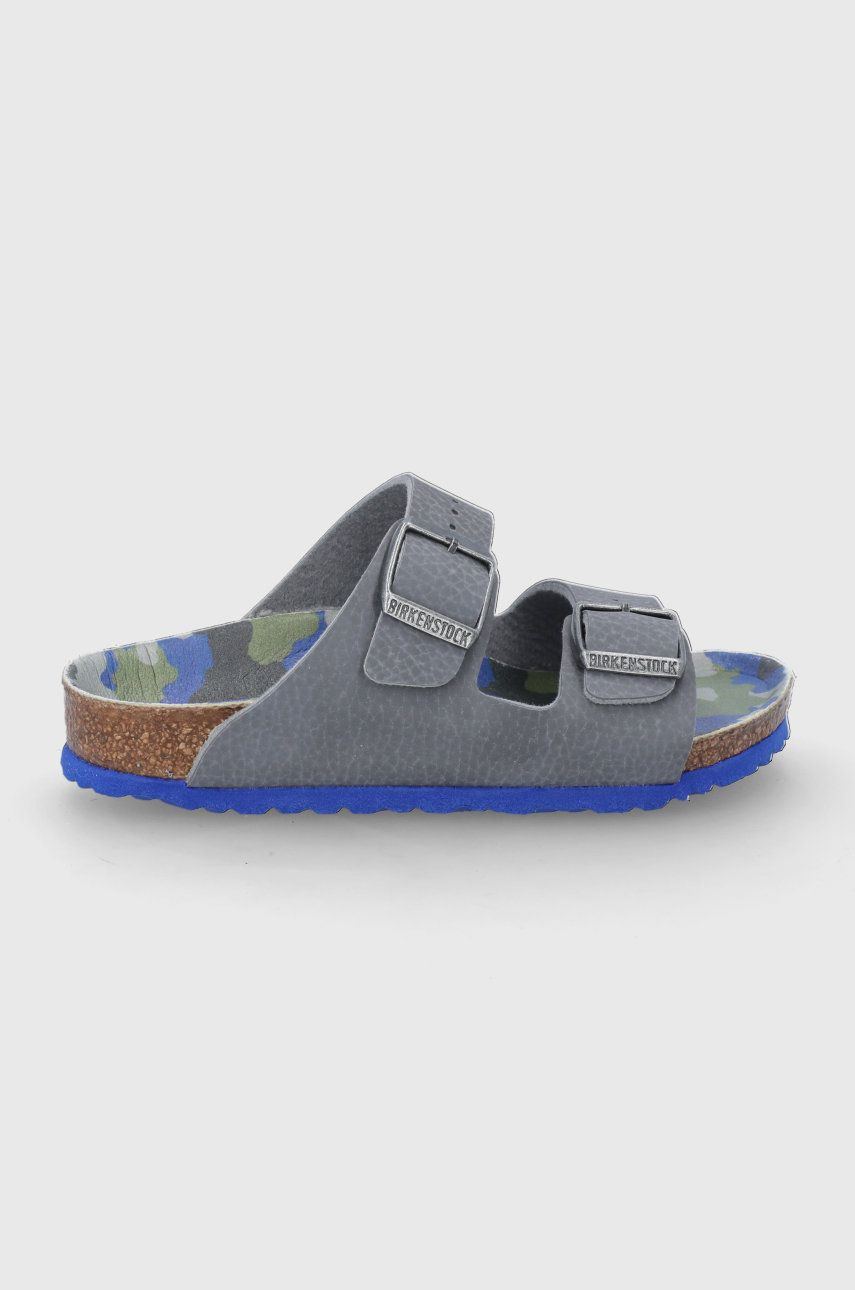 E-shop Dětské pantofle Birkenstock šedá barva