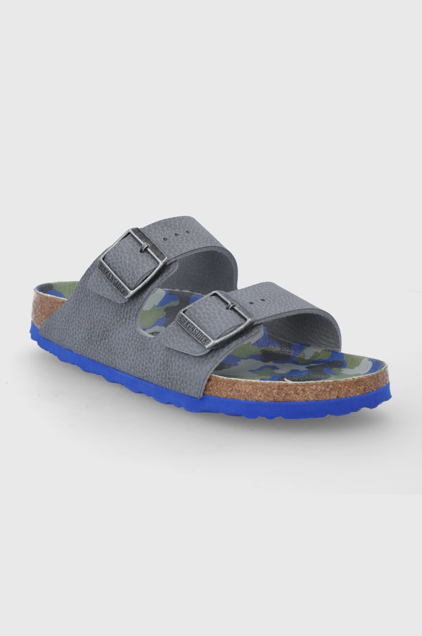 

Детские шлепанцы Birkenstock цвет серый