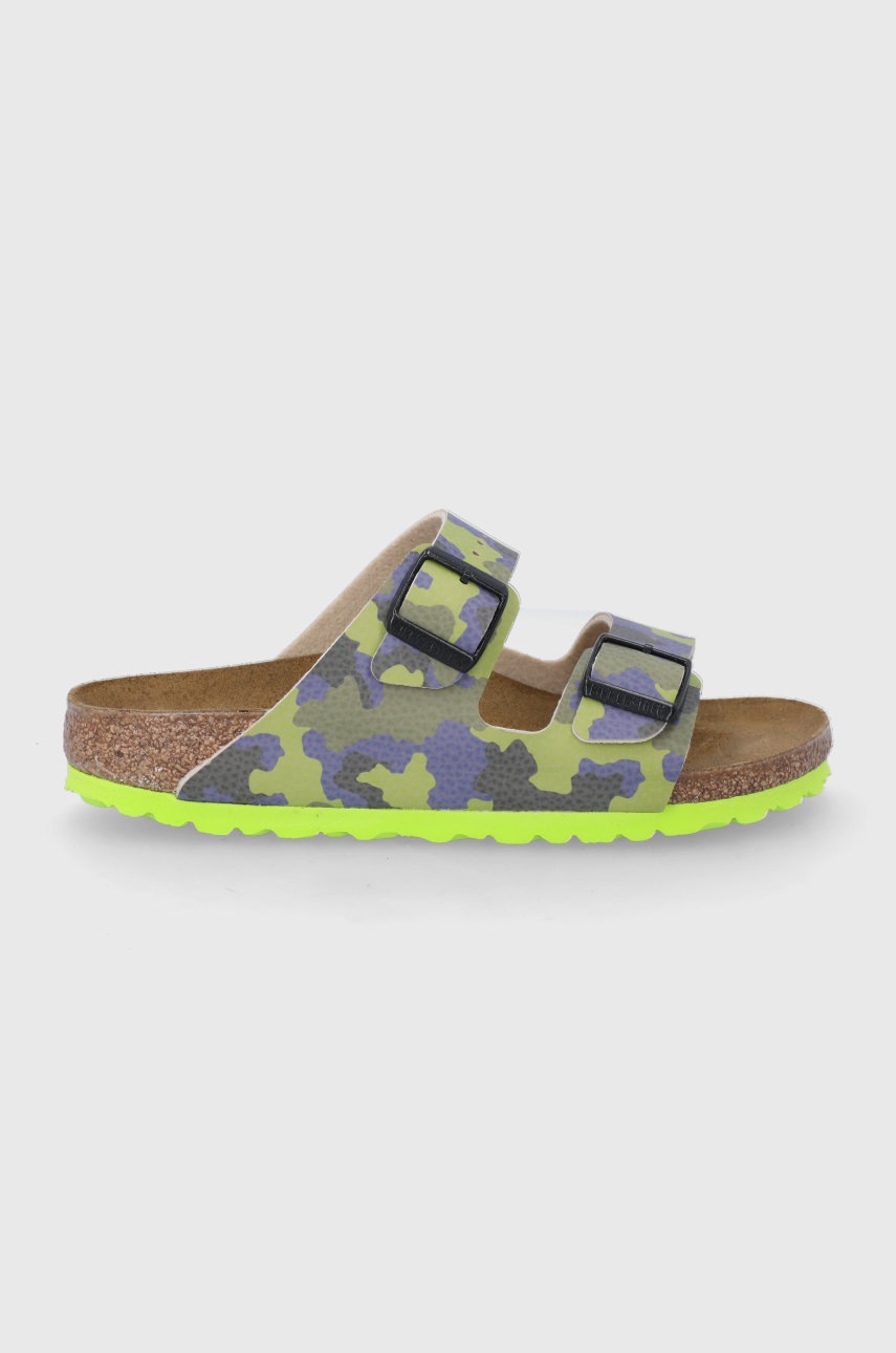 

Детски чехли Birkenstock в зелено, Зелен