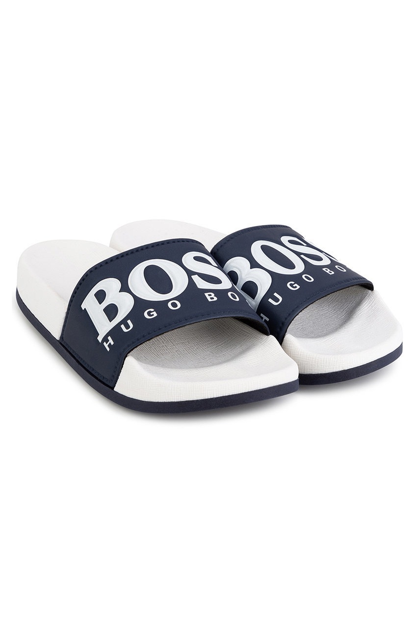 

Детские шлепанцы BOSS цвет синий