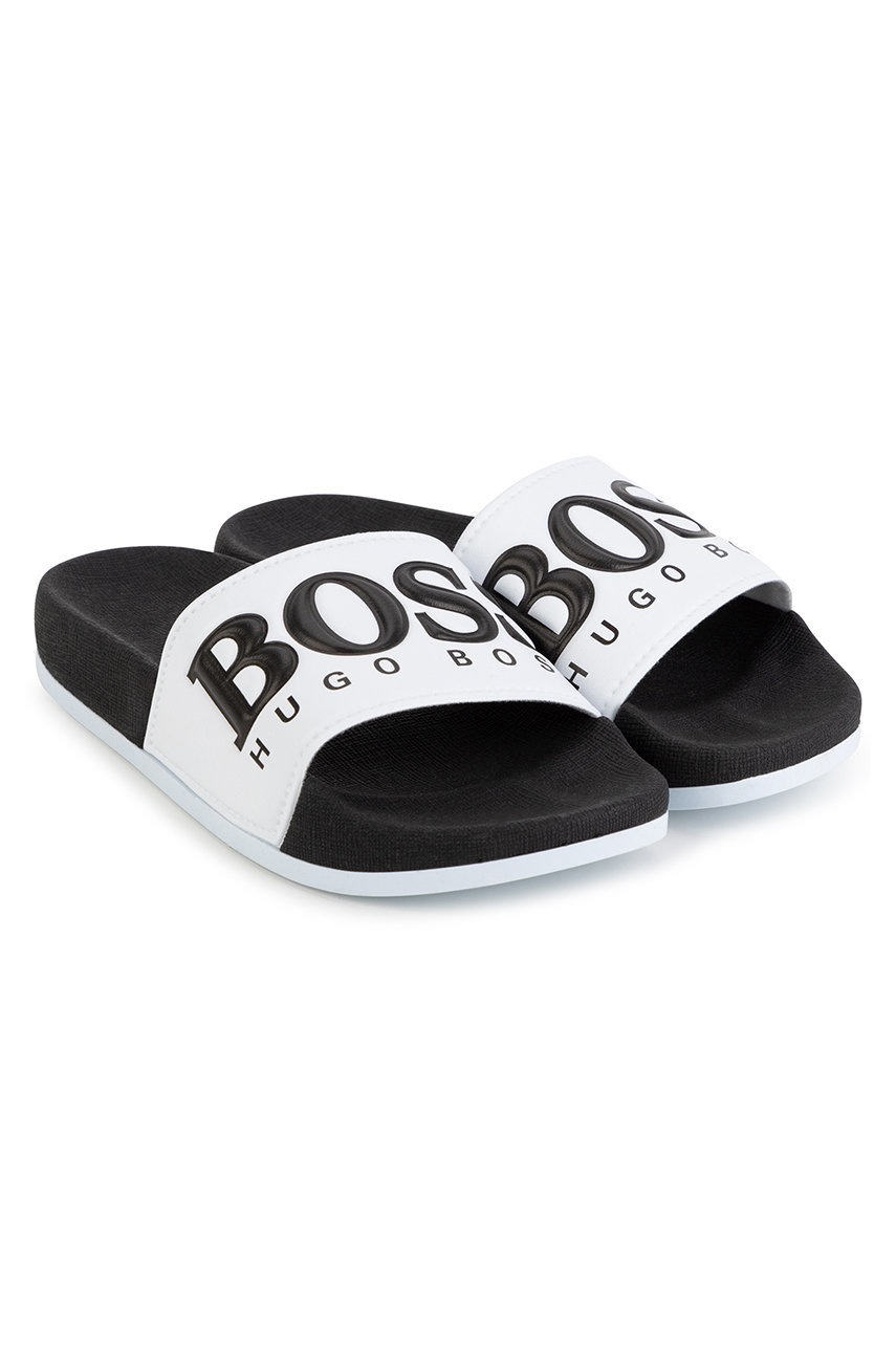 

Детски чехли BOSS в бяло, Бял