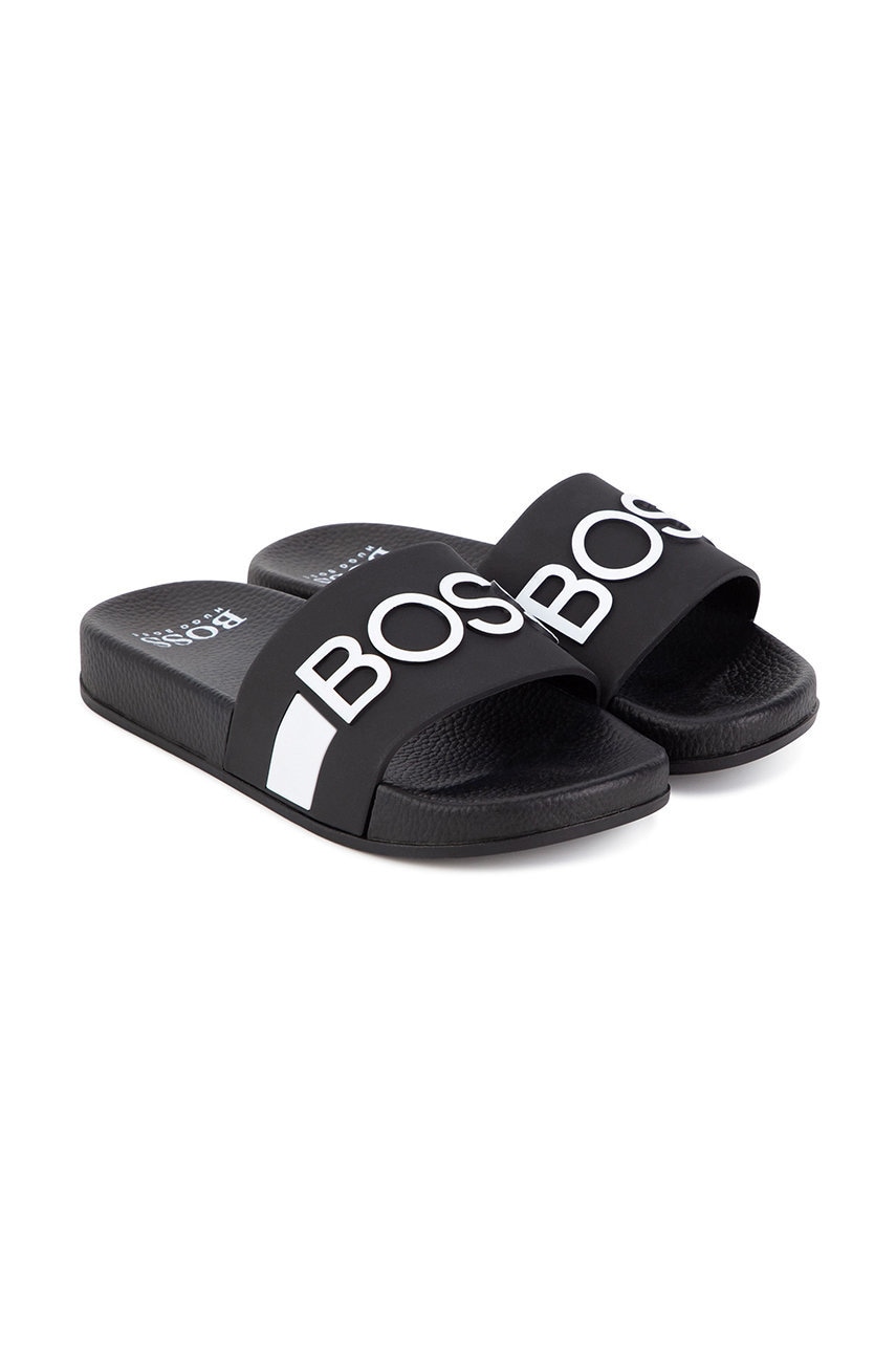 Boss slapi copii culoarea negru