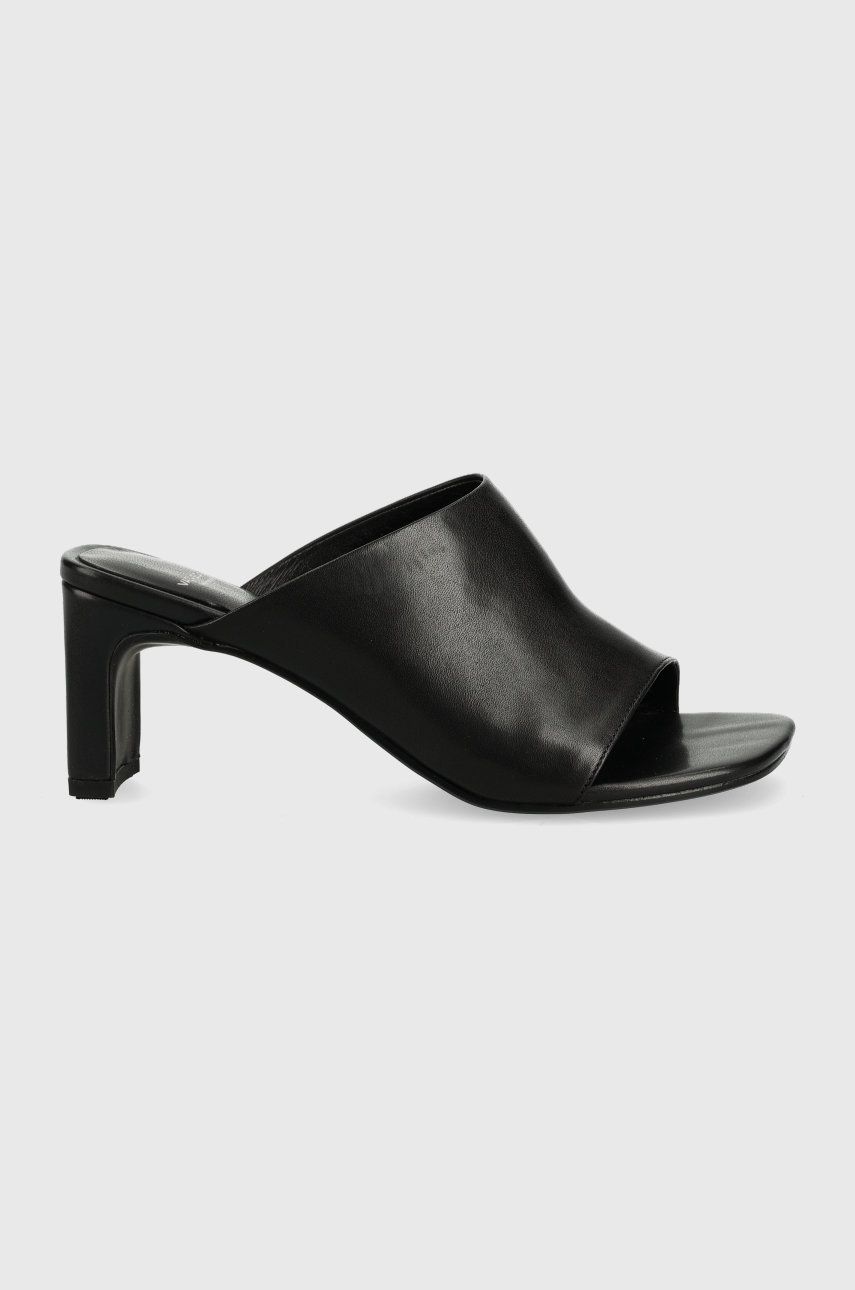 Vagabond Shoemakers Slapi De Piele Luisa Femei, Culoarea Negru, Cu Toc Drept