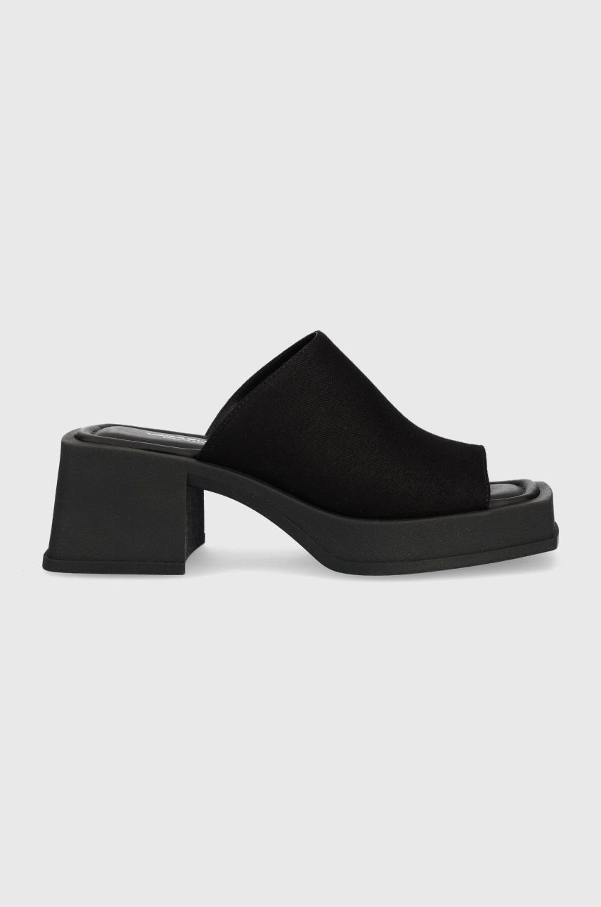 Vagabond papuci Hennie femei, culoarea negru, cu toc drept Answear 2023-09-27