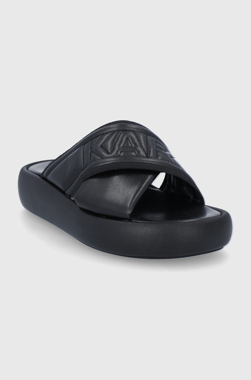 

Шлепанцы Karl Lagerfeld Laguna женские цвет чёрный на платформе