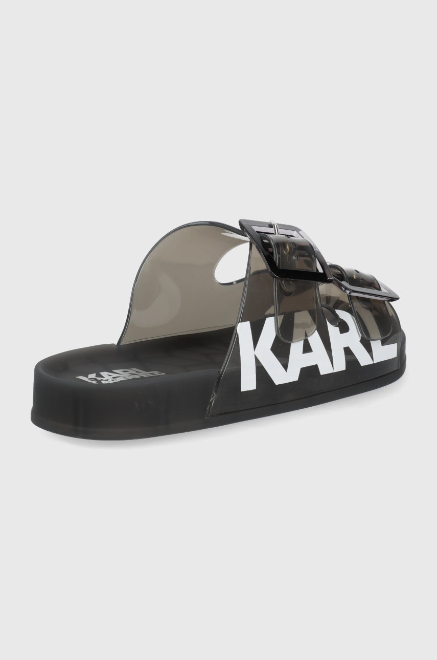 

Шльопанці Karl Lagerfeld Jelly Strap жіночі колір чорний