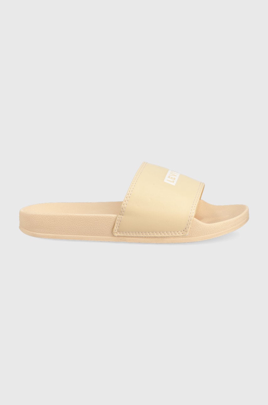 Levi's papuci june boxtab s femei, culoarea portocaliu