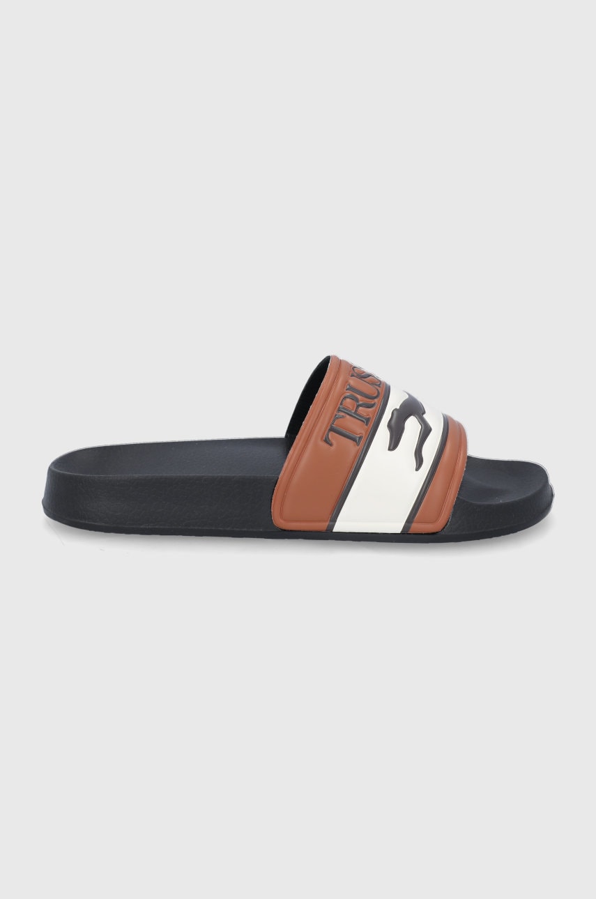 Trussardi papuci femei, culoarea maro