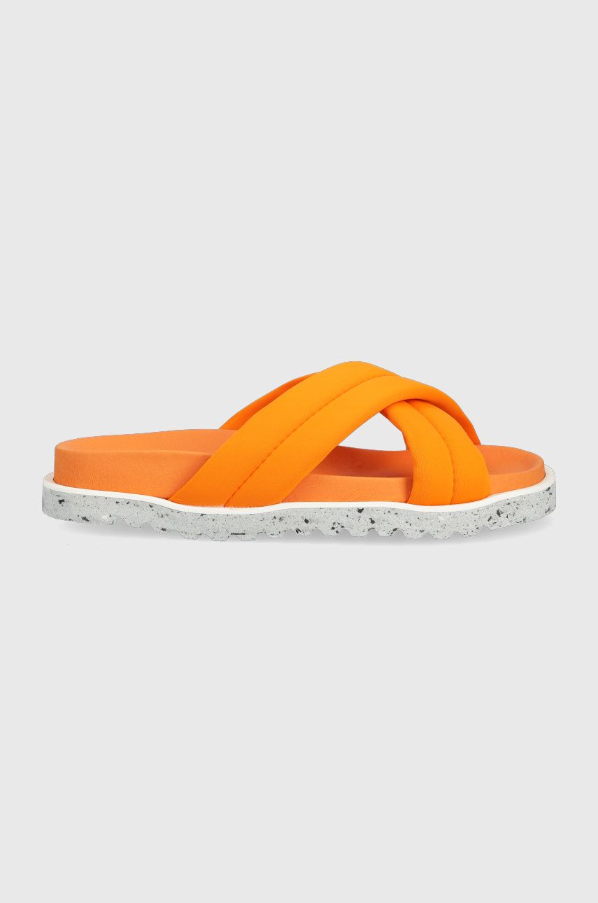 Surface Project papuci femei, culoarea portocaliu, cu platforma answear.ro