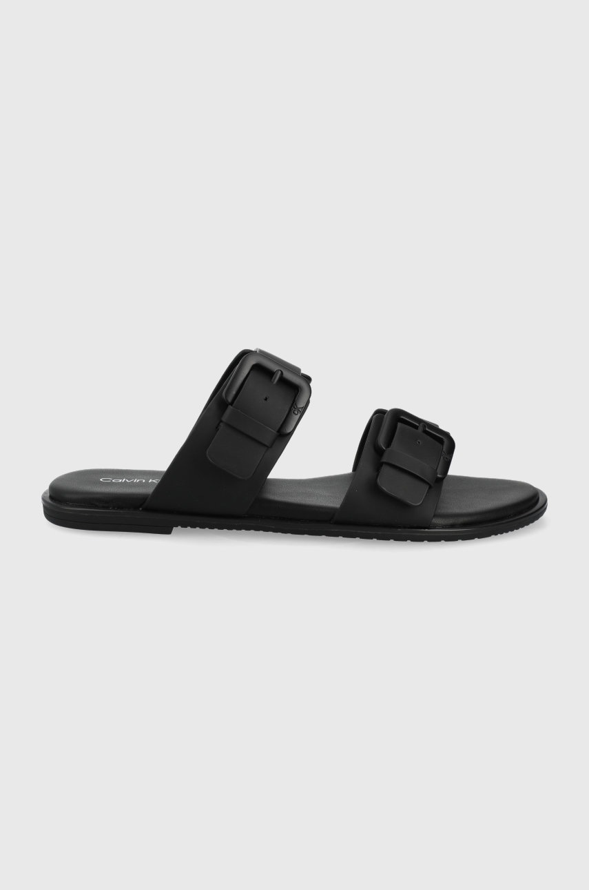 

Чехли Calvin Klein Jeans дамско в черно, Черен