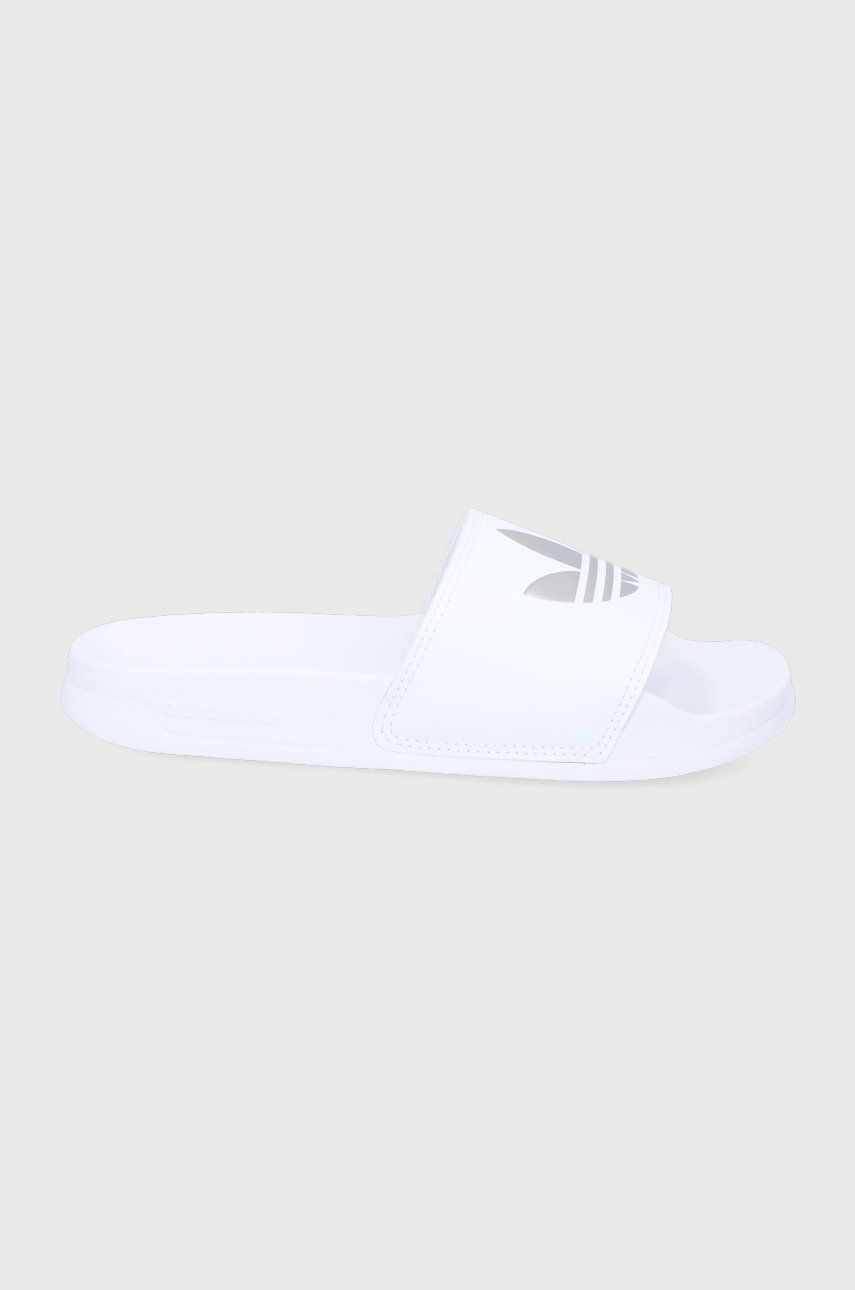 Pantofle adidas Originals Adilette Lite W dámské, bílá barva, GZ6197-FTWWHT - bílá -  Svršek: U