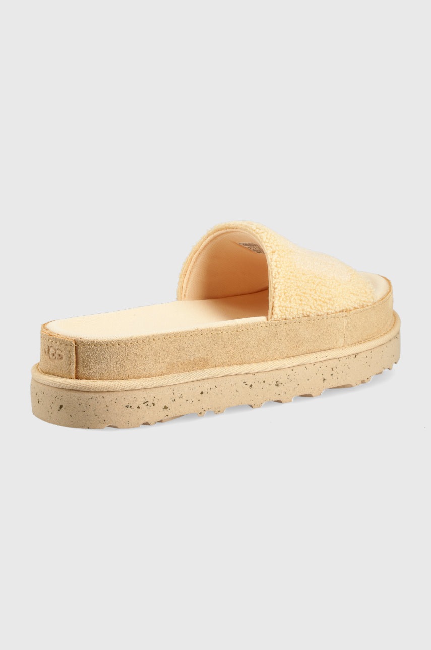 

Шльопанці UGG Laton жіночі колір помаранчевий на платформі