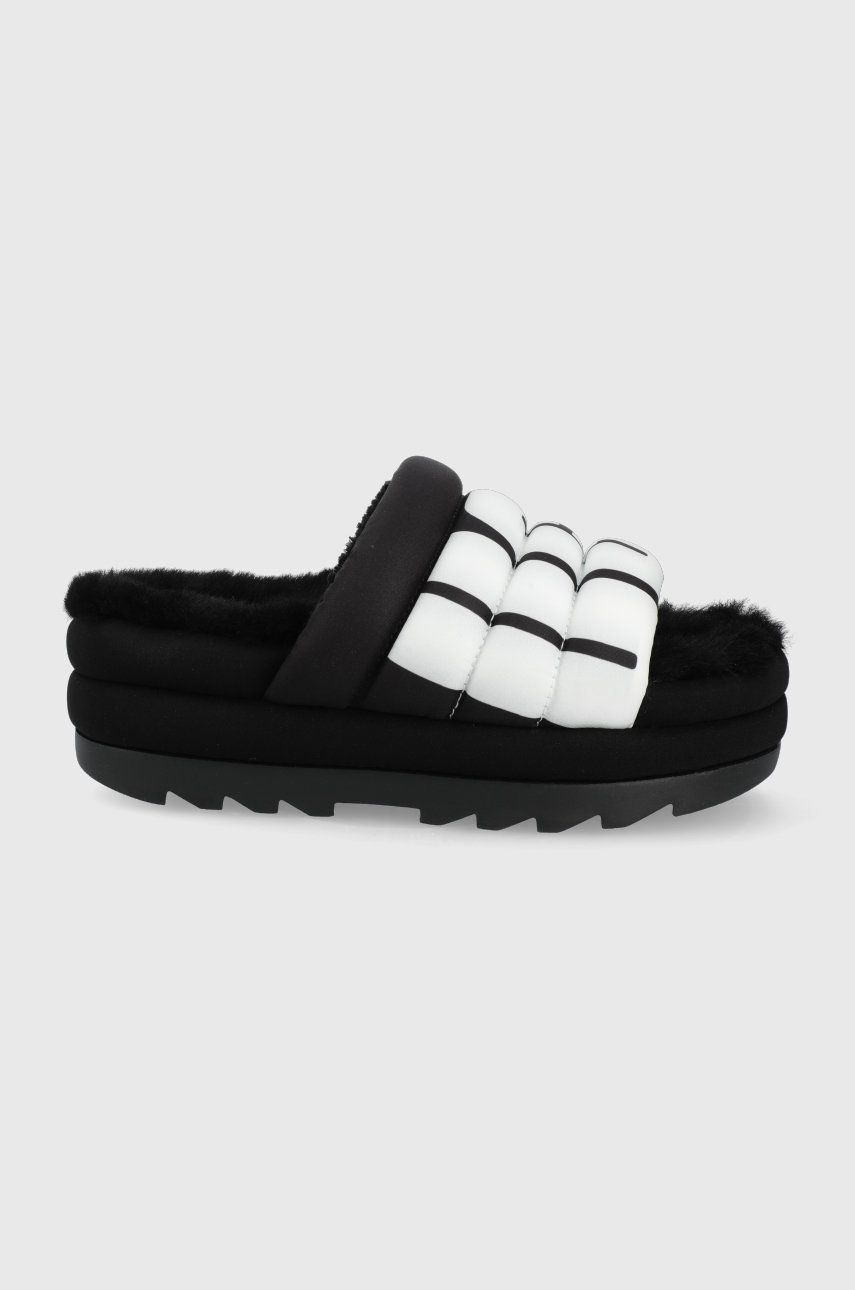 UGG papuci de casa Maxi Slide culoarea negru answear.ro imagine noua