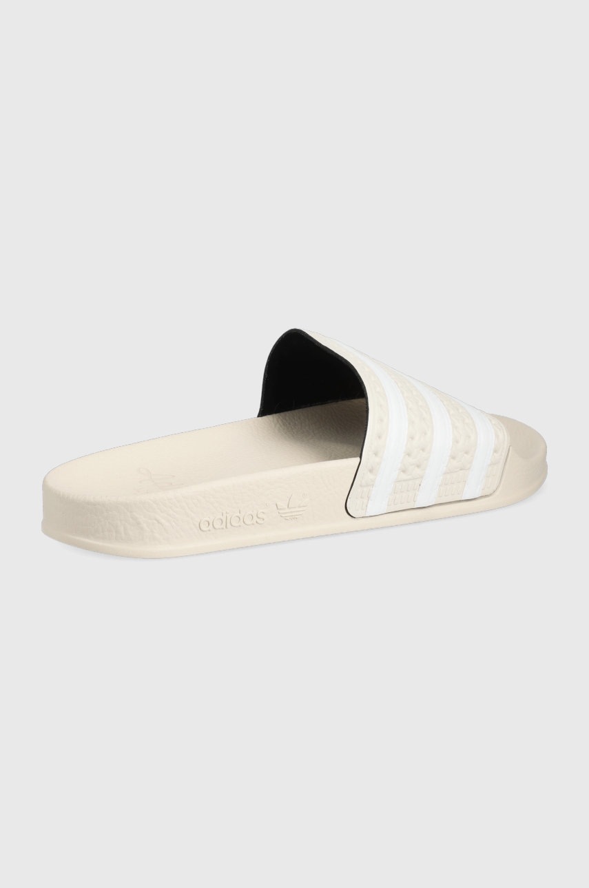 

Шльопанці adidas Originals Adilette жіночі колір бежевий