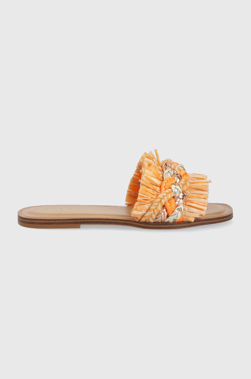 Pantofle Aldo Rattana dámské, oranžová barva - oranžová -  Svršek: Umělá hmota Vnitřek: Um