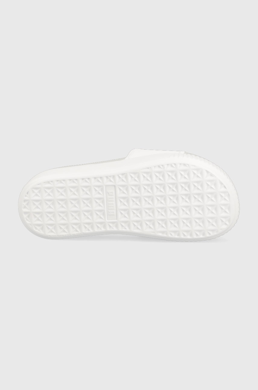 

Шлепанцы Puma Platform Slide женские цвет белый на платформе