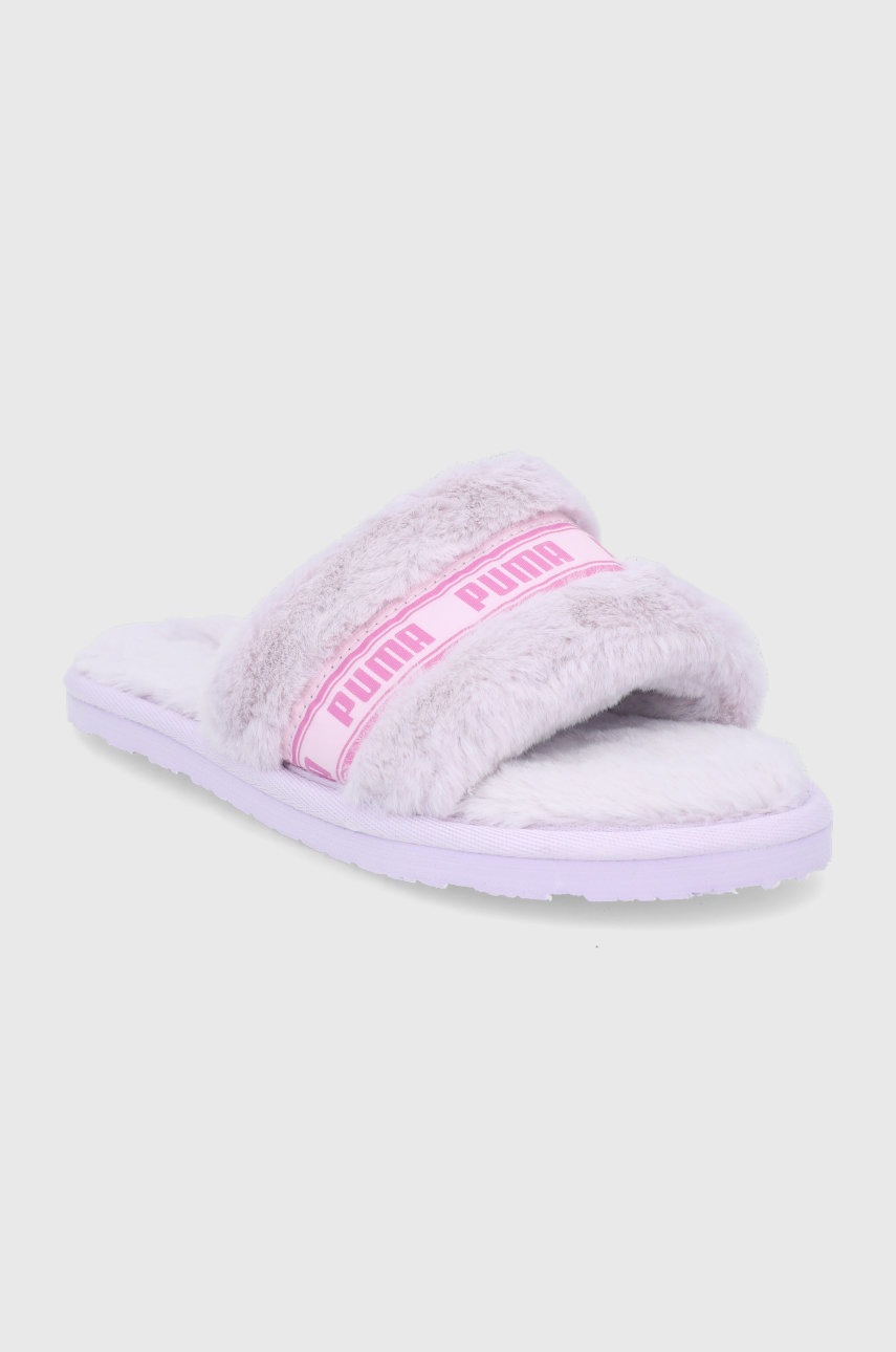 

Тапочки Puma Puma Fluff 384937 колір фіолетовий